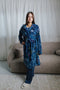 Snuggs Blanket Robe Dark Blue Space